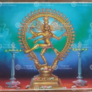 Artist Mu.Ramalingam vintage paintings - Thevar Art Gallery