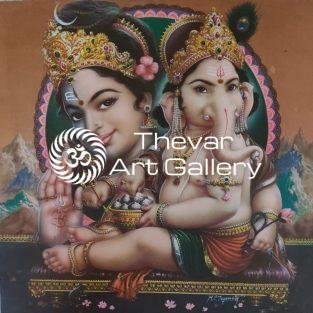 artist M.C.Jegannath - Thevar Art Gallery