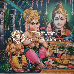 Artist M.C.Jegannath - Thevar Art Gallery