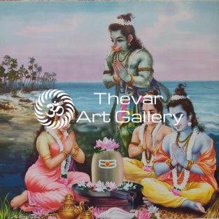 Artist Mu.Ramalingam - Thevar Art Gallery