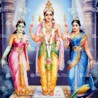 Artist C.Kondiah raju antique Vintage print - Thevar art gallery