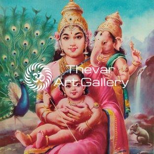Artist K.Madhavan - Thevar Art Gallery
