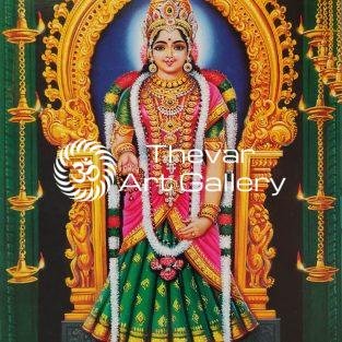 kumari amman - Artist S.Krishnan - Thevar Art Gallery