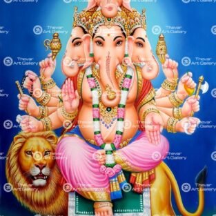 Artist Sivasubramanian antique vintage paintings - Thevar art gallery