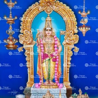 Artist S.Murugakani antique vintage paintings - Thevar art gallery