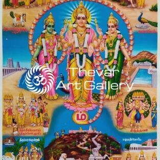Arupadai Veedu Muruga - Thevar art gallery