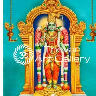 Madurai Meenakshi Amman vintage print - Thevar art gallery