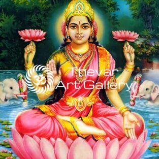 Artist C.Kondiah raju antique Vintage print - Thevar art gallery