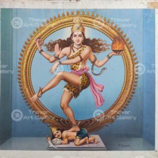 Artist M.Ramaiah antique vintage paintings - Thevar art gallery
