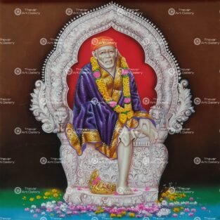 Artist Ma.Baskar antique vintage paintings - Thevar art gallery