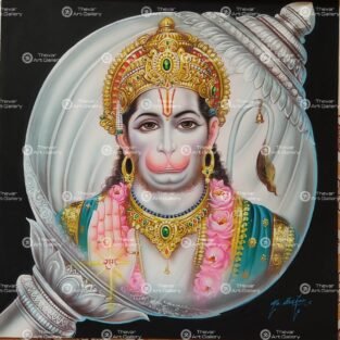 Artist Ma.Baskar antique vintage paintings - Thevar art gallery