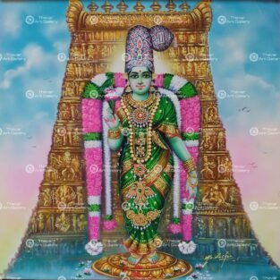Artist Ma.Baskar antique vintage paintings - Thevar art gallery