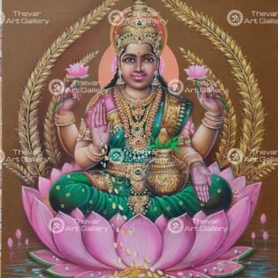 Artist Ma.Baskar antique vintage paintings - Thevar art gallery