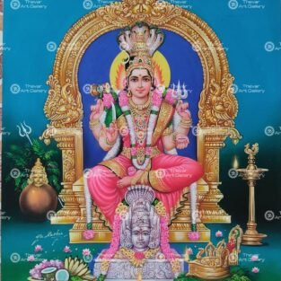 Artist Ma.Baskar antique vintage paintings - Thevar art gallery