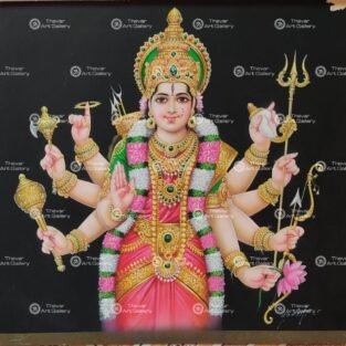 Artist Ma.Baskar antique vintage paintings - Thevar art gallery