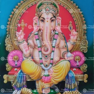 Artist Ma.Baskar antique vintage paintings - Thevar art gallery