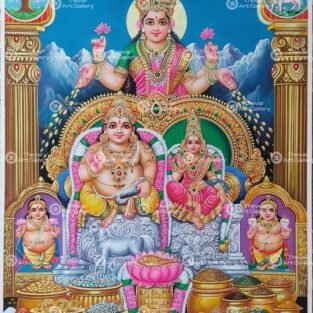 Artist Ma.Baskar antique vintage paintings - Thevar art gallery