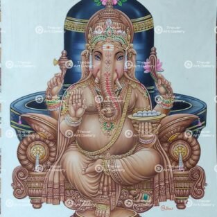 Artist Sivasubramanian antique vintage paintings - Thevar art gallery