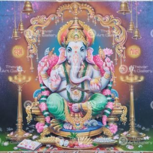 Artist Mu.Ramalingam antique vintage paintings - Thevar Art Gallery
