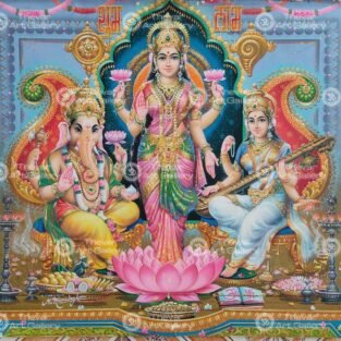 Artist Mu.Ramalingam antique vintage paintings - Thevar art gallery