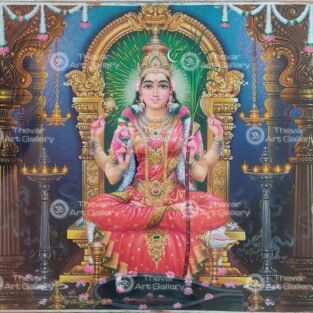 Artist Mu.Ramalingam antique vintage paintings - Thevar art gallery