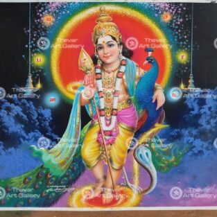 Artist Mu.Ramalingam antique vintage paintings - Thevar Art Gallery