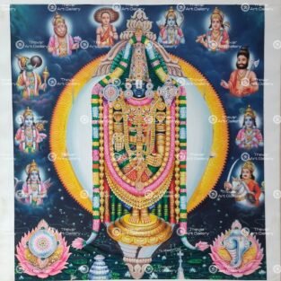Artist S.Murugakani antique vintage paintings - Thevar art gallery