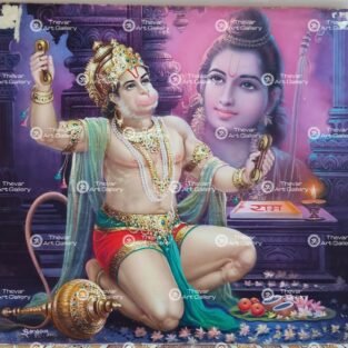 Artist Sapar Bros antique vintage paintings - Thevar art gallery