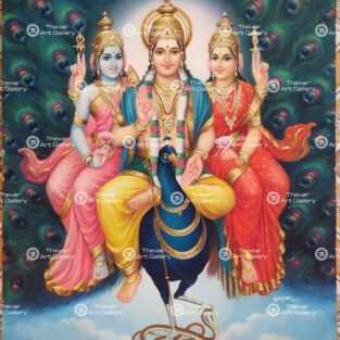 Artist Sapar Bros antique vintage paintings - Thevar art gallery