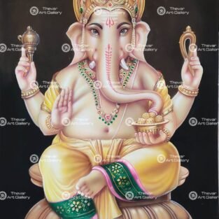 Artist Ma.Baskar antique Vintage painyings - Thevar art gallery
