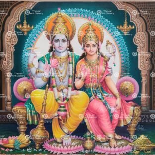 Artist S.Vilas antique vintage paintings - Thevar art gallery