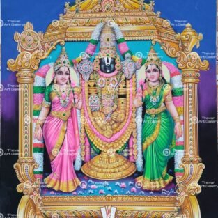 Artist Raja antique vintage paintings - Thevar art gallery