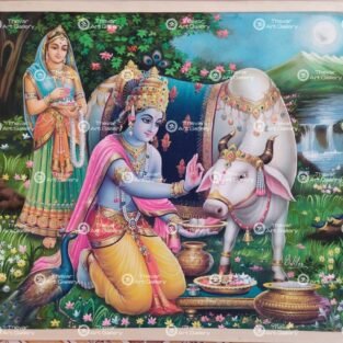 Artist S.Vilas antique vintage paintings - Thevar art gallery