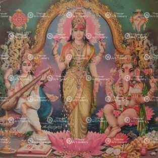 Artist Mu.Ramalingam antique vintage print - Thevar art gallery