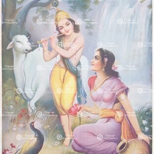 Artist Mulgaonkar antique Vintage print - Thevar art gallery