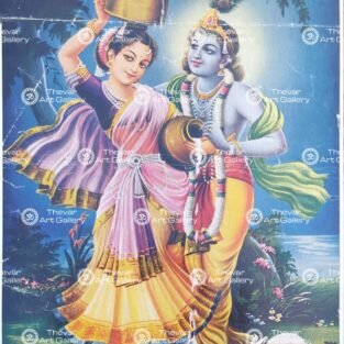 Artist B.G.Sharma antique Vintage print - Thevar art gallery