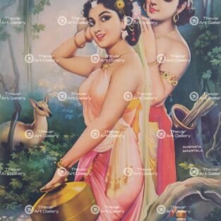 Artist Mulgaonkar antique Vintage print - Thevar art gallery