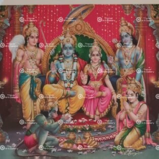 Artist Mu.Ramalingam antique vintage print - Thevar art gallery