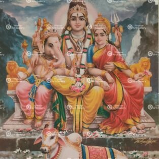 Artist Mu.Ramalingam antique vintage print - Thevar art gallery