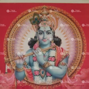 Artist Mu.Ramalingam antique vintage print - Thevar art gallery