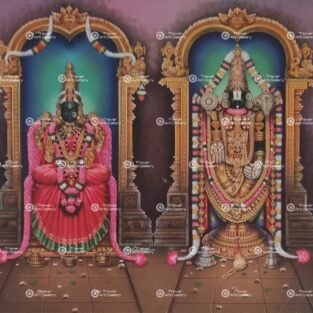 Artist C.Kondiah raju antique vintage paintings - Thevar art gallery