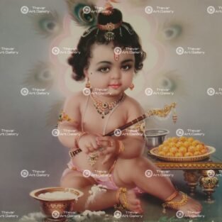 Artist Mu.Ramalingam antique vintage print - Thevar art gallery