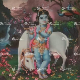 Artist Mu.Ramalingam antique vintage print - Thevar art gallery