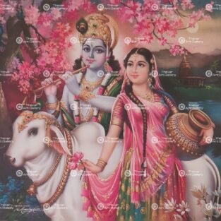 Artist Mu.Ramalingam antique vintage print - Thevar art gallery