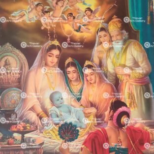 Artist V.K.Baraskar antique Vintage print - Thevar art gallery