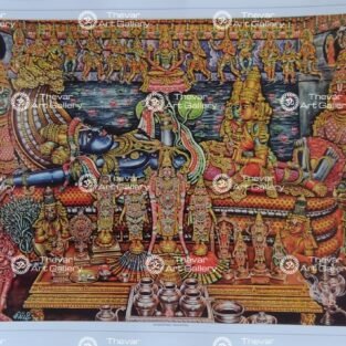 Artist Silpi antique Vintage print - Thevar art gallery