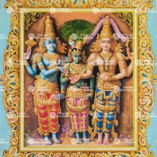 Artist Mu.Ramalingam antique vintage print - Thevar art gallery