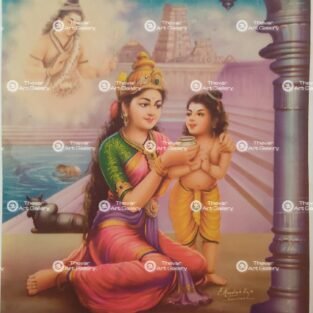 Artist C.Kondiah raju antique vintage paintings - Thevar art gallery