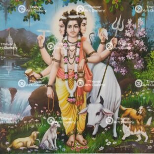 Artist S.Murugakani antique Vintage print - Thevar art gallery
