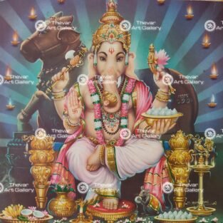 Artist S.Murugakani antique Vintage print - Thevar art gallery